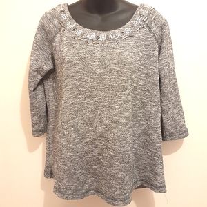 3 for $25 Bundle Sale- Three Hearts Sweatshirt. Size Large